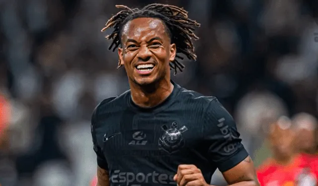 André Carrillo viene sumando minutos en Corinthians. Foto: difusión. 