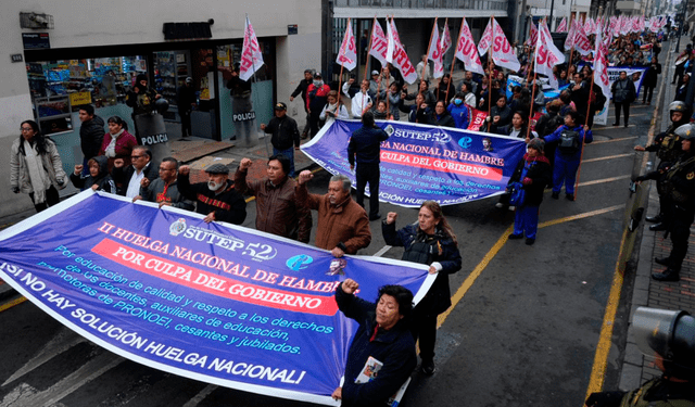 El miércoles 16 de octubre había iniciado una huelga nacional. Foto: La República   