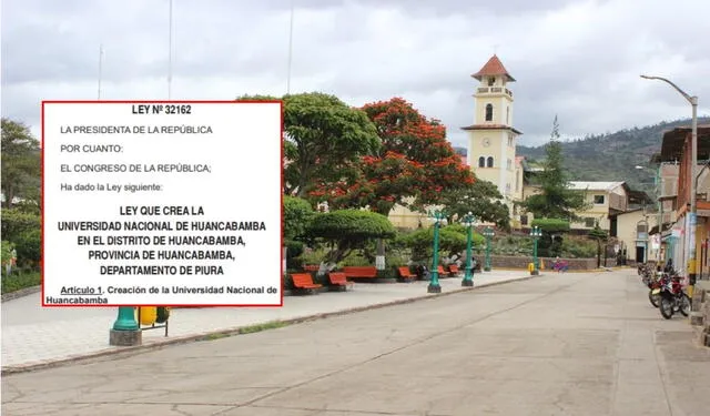  El Congreso de Perú aprueba la creación de la Universidad Nacional de Huancabamba, impulsada por el congresista Guido Bellido. Foto: difusión    