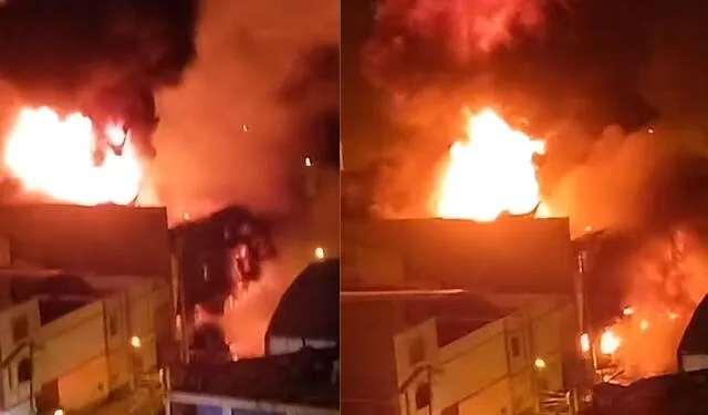 Hasta el momento, la situación no ha afectado a viviendas cercanas, y los bomberos continúan trabajando intensamente para determinar las causas del incendio. Foto: difusión.   