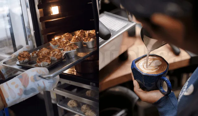  Presentan una diversidad de postres y cafés. Foto: composición LR/La República/cortesía de 'Florencia y Fortunata' 