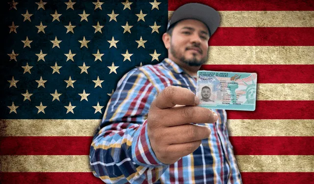 La Green Card acredita a la persona inmigrante residir y trabajar de forma legal en Estados Unidos. Foto: composición LR   