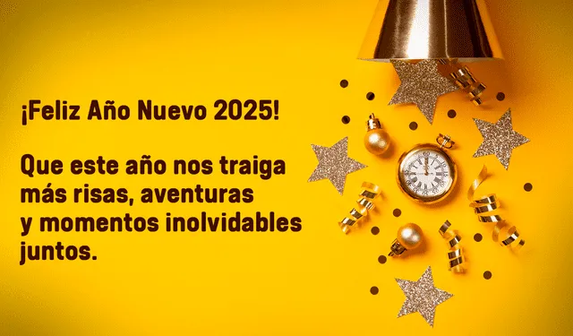    Celebra la llegada del Año Nuevo 2025 enviando bonitas imágenes. Foto: composición LR      