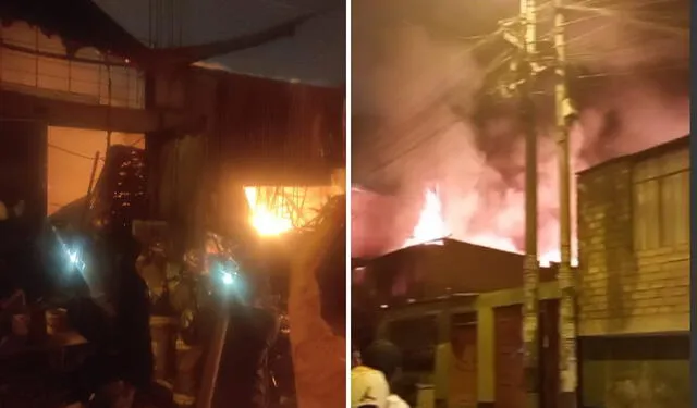  No se reportaron heridos ni víctimas durante el proceso de extinción del fuego. Foto: La República.   