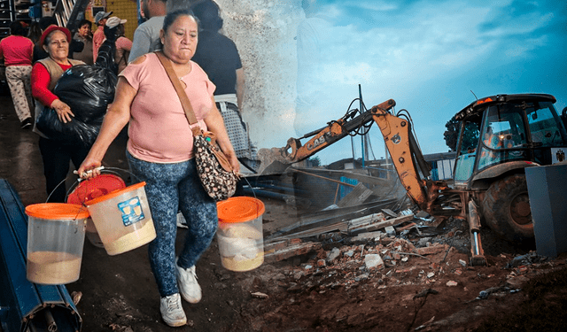  Adultos mayores, niños y mascotas han resultado afectados por los desalojos para la Vía Expresa Sur. Foto: composición de Gerson Cardoso/Kevinn García/La República/MML    