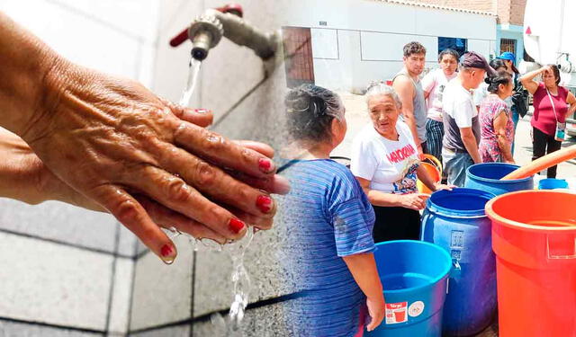 Cortes de agua en Lima desde el 27 de enero/Foto: Composición LR   