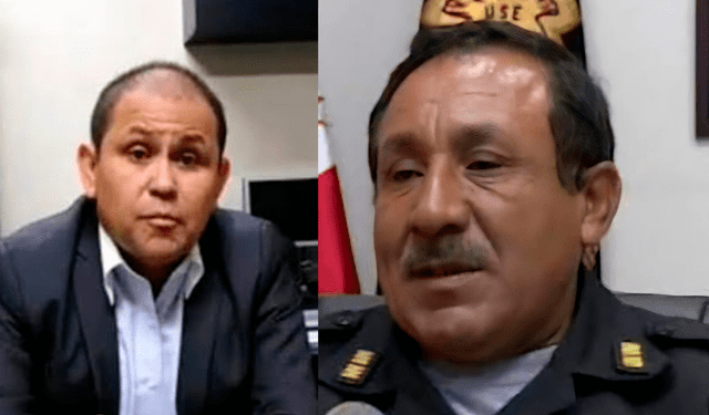 El coronel Percy Tenorio Gamonal y el abogado Marcos Palacios, operadores de la red criminal, trabajan para el empresario minero Franco Parodi Gianella. Foto: difusión El coronel Percy Tenorio Gamonal y el abogado Marcos Palacios, operadores de la red criminal, trabajan para el empresario minero Franco Parodi Gianella. Foto: difusión