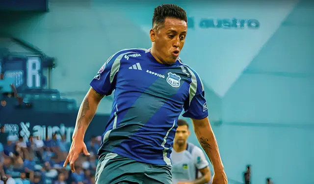 Christian Cueva es uno de los mejores jugadores de Emelec en la temporada. Foto: Emelec   