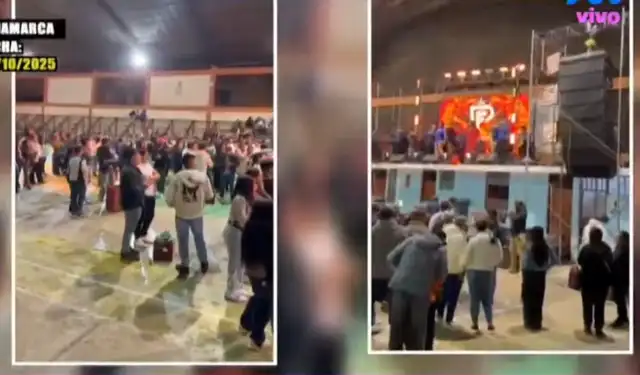 Concierto de Pamela Franco en Cajamarca. Captura: ATV Concierto de Pamela Franco en Cajamarca. Captura: ATV