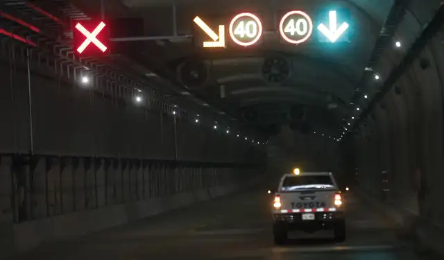 Túnel del Megapuerto de Chancay demora 4 minutos aproximadamente. Foto: Marco Cotrina/La República