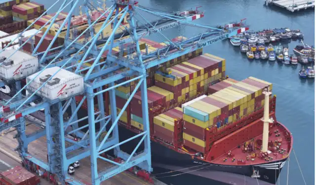 Servicio Alpaca en APM Terminals Callao conectará al Perú con los puertos de Ningbo (China) y Busan (Corea del Sur). Foto: Andina Servicio Alpaca en APM Terminals Callao conectará al Perú con los puertos de Ningbo (China) y Busan (Corea del Sur). Foto: Andina