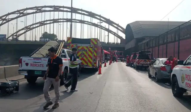 Cierre de la Vía Línea Amarailla. Foto: Lima Expresa Cierre de la Vía Línea Amarailla. Foto: Lima Expresa