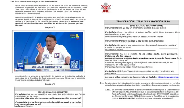  El detalle del informe de fiscalización   