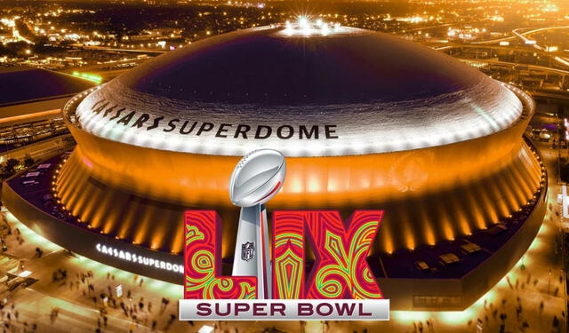 This 2025 edition, the LIX Super Bowl will be in New Orleansy. Photo: composition LR   