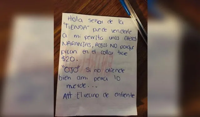 Facebook viral: joven manda a su perrita a la tienda para que compre un snack y esta cumple con su misión