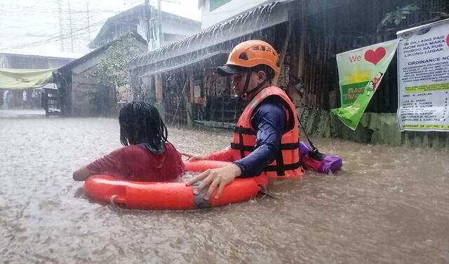 Filipinas vive una situación dramática por el supertifón Rai. Foto: AFP