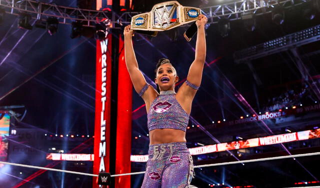 Bianca Belair obtuvo su primer título de RAW en la noche 1. Foto: WWE