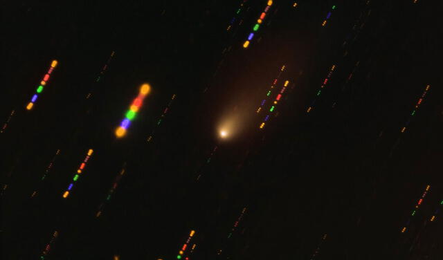 Cometa 2I/ Borisov, captado por el telescopio VLT en 2019. Foto: ESO