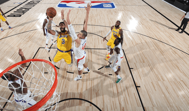 Lakers vs. Clippers por la NBA. (Créditos: AFP)