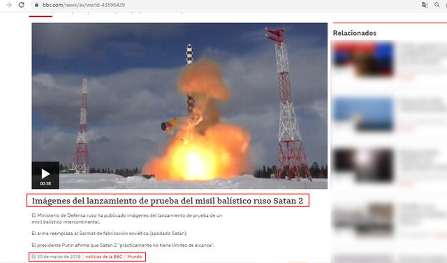 Reporte de 2018. Foto: composición / captura en BBC.