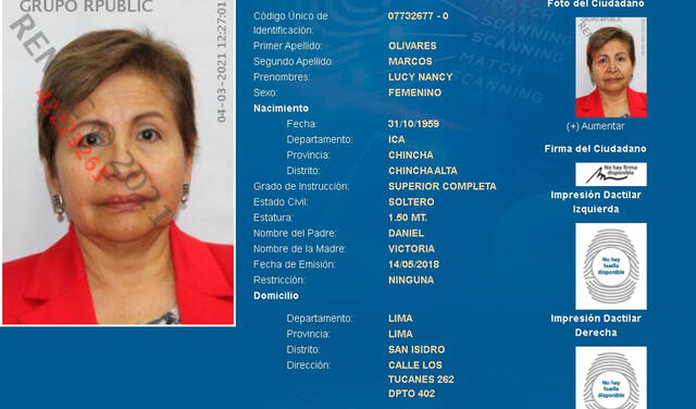 Lucy Nancy Olivare Marcos