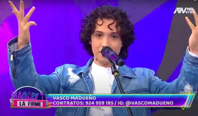 Vasco Madueño sorprendió al cantar “Valicha” en entrevista con Magaly Medina