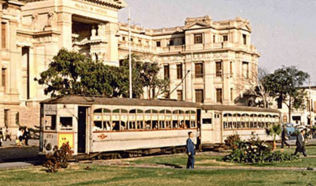 El tranvía eléctrico de Lima conectó varios distritos de Lima y el Callao