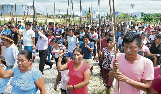 En la selva. El paro amazónico de Loreto ha ocasionado protestas en el Lote 8, de Pluspetrol. Foto: difusión
