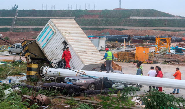 Los tornados han afectado severamente varias localidades de China. Foto: AFP