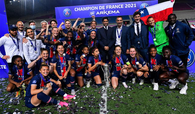 PSG acabó con la racha de títulos del Olympique de Lyon. Foto: Twitter