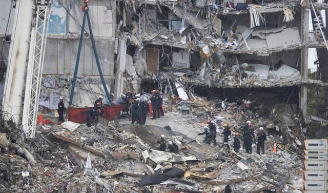 La esperanza de hallar personas con vida flaquea seis después del derrumbe de edificio