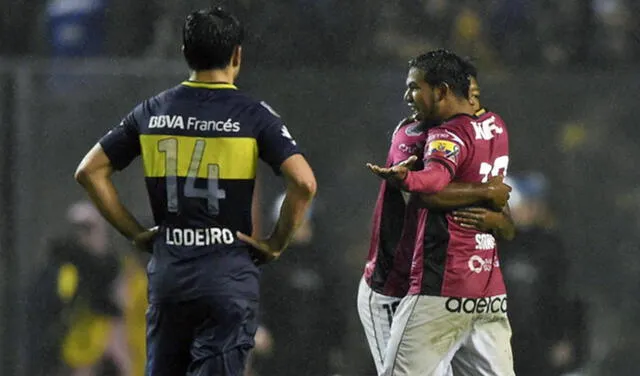 Independiente del Valle dio el 'batacazo' ante Boca Juniors en la Bombonera. Foto: EFE