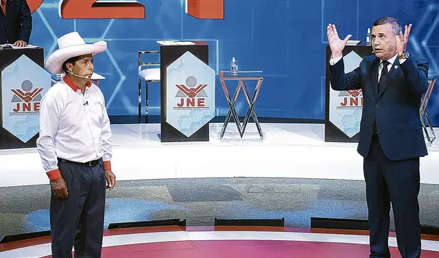 Pedro Castillo Daniel Urresti Debate JNE