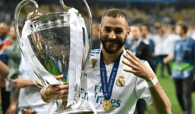 Karim Benzema ha ganado la Champions League con el Real Madrid. Foto: AFP