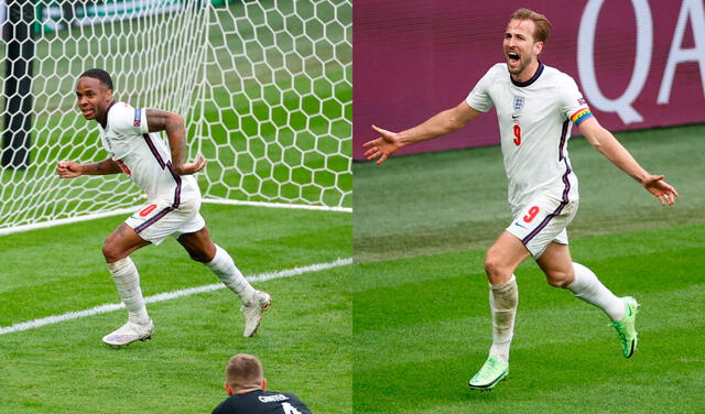 Sterling y Kane pusieron los dos goles de la clasificación inglesa a cuartos de final. Foto: EFE