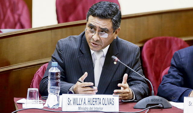 Willy Huerta, Ministerio del Interior