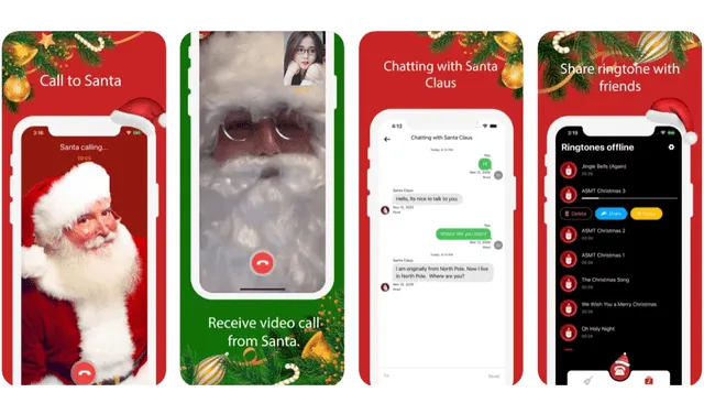 aplicaciones para hablar con Santa
