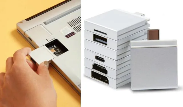 La laptop contará con hasta cuatro puertos intercambiables entre HDMI, USB-C, USB-A y Display Ports. Foto: Framework