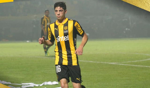 Federico Valverde en su paso por Peñarol, el club de sus amores. Foto: Peñarol