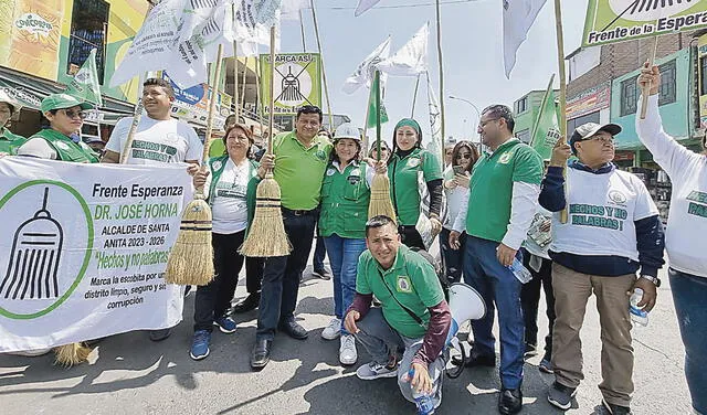 Frente de la Esperanza. Elizabeth León busca el repunte a pocos días de las elecciones.Foto: Gianella Aguirre/URPI