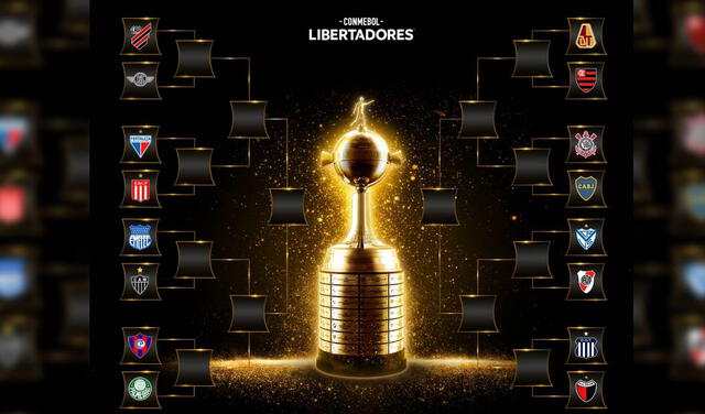 Ya se definieron las llaves de los octavos de final de la Copa Libertadores. Foto: Conmebol