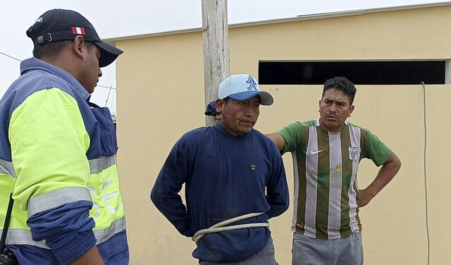 El denunciante, Julio César Villanueva Briones (52), fue atendido por personal del Equipo Funcional de Salud