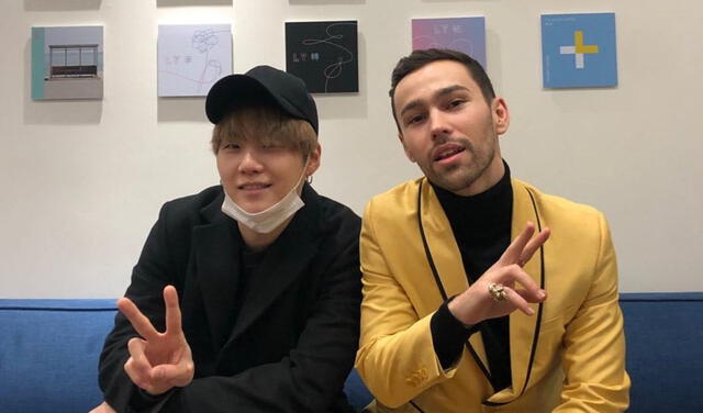 Suga y Max Schneider lanzaron dos canciones juntos en el 2020. Foto: Twitter