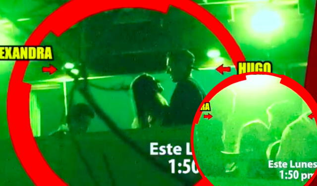 Hugo García y Alexandra Balarezo son captados besándose por las cámaras de Amor y fuego