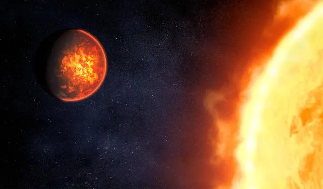 Representación de Cancri 55 e. Imagen: NASA