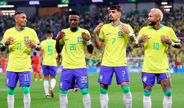 Brasil liquidó rápidamente a Corea del Sur en el Mundial Qatar 2022. Foto: EFE