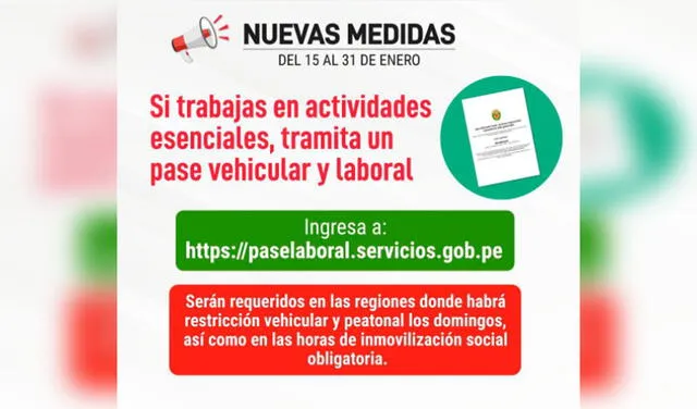 Comunicado de Ministerio del Interior.