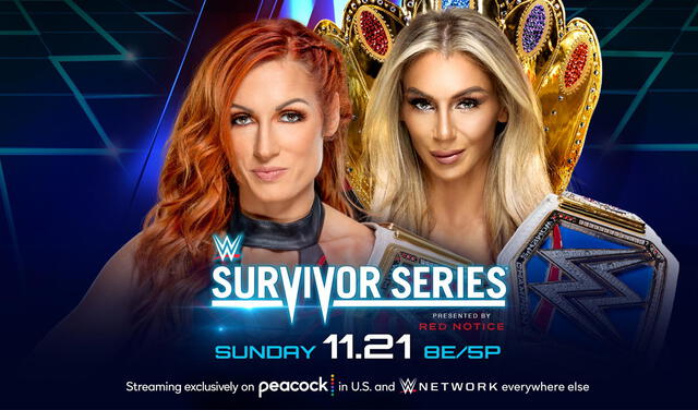 Becky Lynch se enfrentará a Charlotte Flair en WWE Survivor Series 2021. Foto: WWE