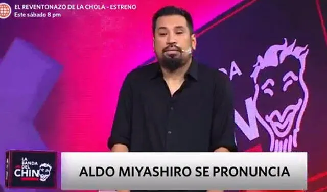 Aldo Miyashiro dijo espera volver a reconstruirse como persona tras aceptar su infidelidad a Erika Villalobos. Foto: captura América TV