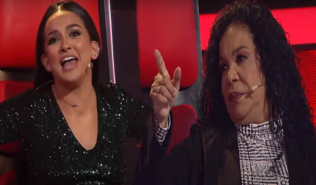 Eva Ayllón dejó en claro que no dará tregua a ninguno de sus compañeros de La voz Perú